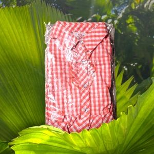 Red Candy-Cane Blouse